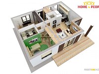 Výstavba domu s pozemkem Fresh 4+kk, 100m2 s pozemkem 997 m2 (č.16) Bořenovice u Holešova - 18