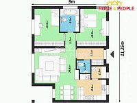 Výstavba domu s pozemkem Fresh 4+kk, 100m2 s pozemkem 997 m2 (č.16) Bořenovice u Holešova - 19