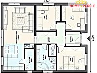 Výstavba domu s pozemkem Eko104 4+kk, 125m2 s pozemkem 1129 m2 (č.21) Bořenovice u Holešova - 14