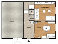 Prodej, rodinný dům, 1+1, 65 m2, Zájezdec okres Chrudim - 2