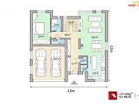 Novostavba RD 4+kk s dvojgaráží, terasou a zahradou v Nivnici - 5