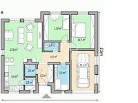 Výstavba domu s pozemkem Live 4+kk s garáží, 136m2 s pozemkem 1111 m2 (č.20) Bořenovice u Holešova - 17