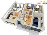 Výstavba domu s pozemkem Live 4+kk s garáží, 136m2 s pozemkem 1111 m2 (č.20) Bořenovice u Holešova - 2