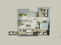 Prodej mezonetového bytu 4+kk/T, 237m², 6.p. a 7.p., Praha 3 - 25