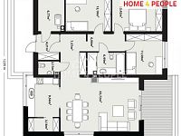 Výstavba domu s pozemkem Viola 4+kk, 120m2 s pozemkem 1056 m2 (č.2 ) Bořenovice u Holešova - 11
