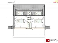 Novostavba RD 6+kk s komercí v centu Luhačovic o výměře 260 m2 s terasou, zahradou a parkovacím stáním. - 5
