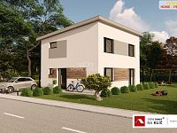 Novostavba RD 4+kk v centu Luhačovic o výměře 121 m2 s terasou, zahradou a parkovacím stáním. - 3