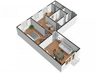 Prodej, byt, 3+KK, 62 m2 + balkón, 2x sklep, garáž, zahrádka, Golčův Jeníkov - 21