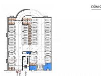 Byt 2+kk 45,1 m² v projektu Malý Háj, dům G4 - 8
