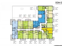 Byt 2+kk 45,1 m² v projektu Malý Háj, dům G4 - 9