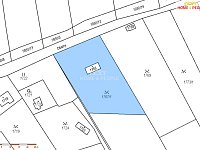 Podíl pozemku 1767/1 Lipence 1285 m2 - 2