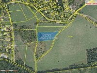 Podíl pozemku 2181/13 Lipence 3634 m2 - 3