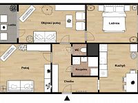 Prodej, byt 3+1, 72 m2, Jablonec nad Nisou, část Mšeno nad Nisou - 2