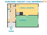 Prodej domu 2+kk, CP pozemku 235 m2, Nahořánky, okr. Klatovy - 5