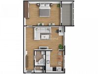 Prodej, byt 2+1, 64 m2, zasklená lodžie, OV, Kolín III, ul. Seifertova  - 17