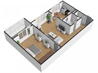 Prodej, byt 2+1, 64 m2, zasklená lodžie, OV, Kolín III, ul. Seifertova  - 19