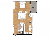 Prodej, byt 2+1, 64 m2, zasklená lodžie, OV, Kolín III, ul. Seifertova  - 2