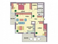 Prodej bytu 3+kk Pod Harfou - 6