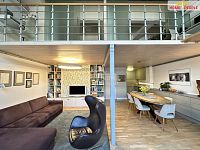 Pronájem, byt 3+KK, mezonet, 97 m2, terasa, garážové stání, Praha Libeň, ul. Novákových - 18