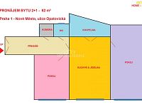 Pronájem bytu 2+1 o velikosti 62 m², Praha 1 - Opatovická - 2