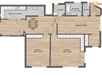 Pronájem, rodinného domu, 2+1 s obytnou halou, 118 m2 - 10