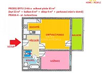 Prodej bytu 2+kk - 65 m², Praha 4 - Háje, ulice Jurkovičova - 3