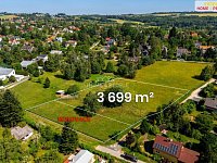 Prodej tří stavebních pozemků. Kamenice u Prahy - 2