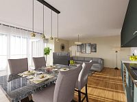 Prodej bytu v osobním vlastnictví 2+kk, 61 m2 + 25 m2 terasa Liberec, ul. Tovární - 18
