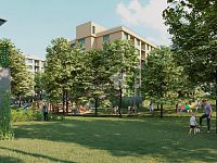 Prodej bytu v osobním vlastnictví 2+kk, 61 m2 + 25 m2 terasa Liberec, ul. Tovární - 4