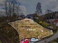 Prodej stavebního pozemku 1200 m2 Liberec - 12