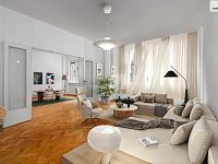 Prodej pěkného bytu 3+1 s možností parkování, Letná, Praha 7