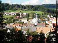 Prodej pozemeku Jimramov - Jimramov - pohled na obec