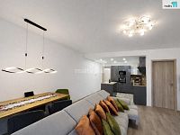 Byt  3+kk s dvěma balkóny, jedním parkovacím stáním v garáži a sklepem v Praze 9, Vysočany - 12