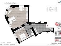 Prodej bytu 2+kk, 74 m2, po kompletní rekonstrukci, Praha 4 - Michle - 10