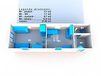 Prodej, rodinný dům, 4+1, 64 m2, Mšené-lázně - 16