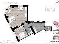 Prodej bytu 2+kk, 73 m2, po kompletní rekonstrukci, Praha 4 - Michle - 11