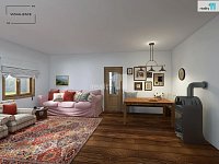 Maršov u Úpice: poloroubenka k rekonstrukci | pozemek 2 328 m² | stodola a dílna - 12