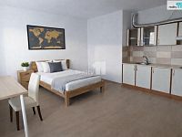 Byt 1kk s balkonem a parkovacím stáním, novostavba domu v Hostivicích ul. Ječná - 4