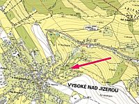 Prodej zasíťovaného  stavebního pozemku 400 m2 s č. popisným + lesní pozemek 169 m2, Vysoké nad Jizerou - 11