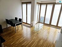 Pronájem světlého vybaveného bytu 3+kk 86 m2, dvě terasy, garážové stání, Rezidence Alfa, ul. Olgy Havlové, Praha  - 3