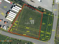 Prodej pozemku o ploše 2 833 m² určený k budoucí výstavbě v komerční zóně Jiřice u Humpolce