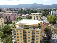 Pronájem bytu 2+kk vč. parkování 69 m2, Liberec, ul Tovární - 19