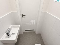 Nový byt 2+kk, 51,2 m² + lodžie 5,7 m², novostavba Skanska | Praha 12 Modřany - WC