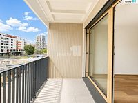 Nový byt 2+kk, 51,2 m² + lodžie 5,7 m² + sklep 5,9 m2, novostavba Skanska | Praha 12 Modřany - lodžie