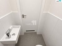 Nový byt 2+kk, 51,2 m² + lodžie 5,7 m² + sklep 5,9 m2, novostavba Skanska | Praha 12 Modřany - samostatné WC
