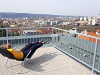 Pronájem moderního bytu 2+kk, 50 m2, cihla, nezařízený, Praha - Modřany - 14
