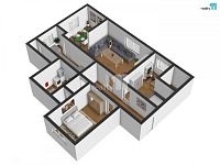 Velký byt 3+1 v Pilníkově: 101 m² prostoru pro rodinný život - 2