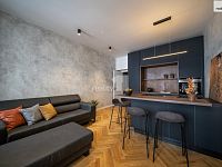 Výjimečný designový ve Vršovicích byt 3+kk s balkonem v blízkosti Grébovky