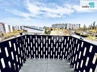 Moderní nový byt 1kk s balkonem v novostavbě, Praha 5 - Stodůlky - balkon