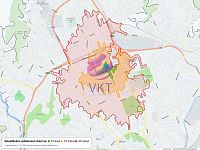 Krátkodobý pronájem bytu 45 m2, dispozice 1+1, na ulici Domažlická, Brno - Královo Pole - Dosažitelná vzdálenost: chůze